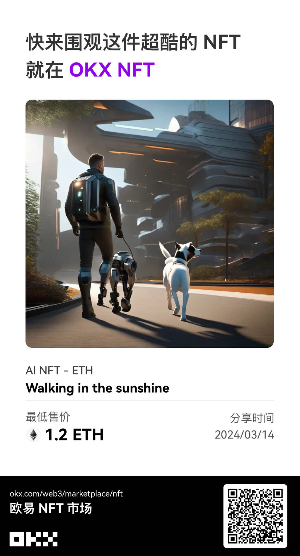 NFT-Walking in the sunshine