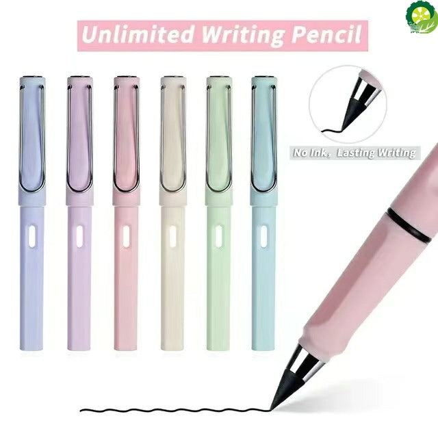 1Pc Eternal Pencil Unlimited Writing No Ink Pen Pencils For Writing Art Sketch Stationery Kawaii Pen School Supplies