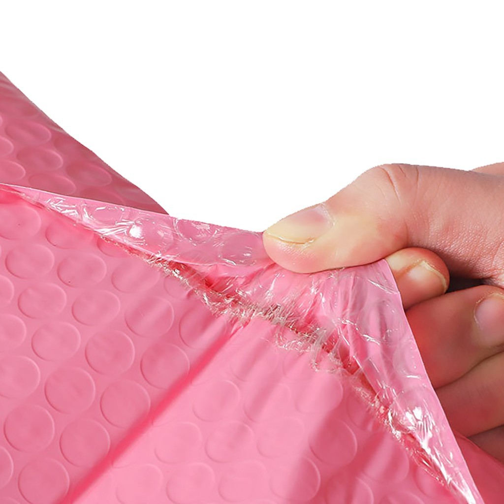 50pcs Bubble Mailers Pink Poly Bubble Mailer Self Seal Padded Envelopes Gift Bags Packaging Envelope bags For Book TIANTIAN LIFE Market Place