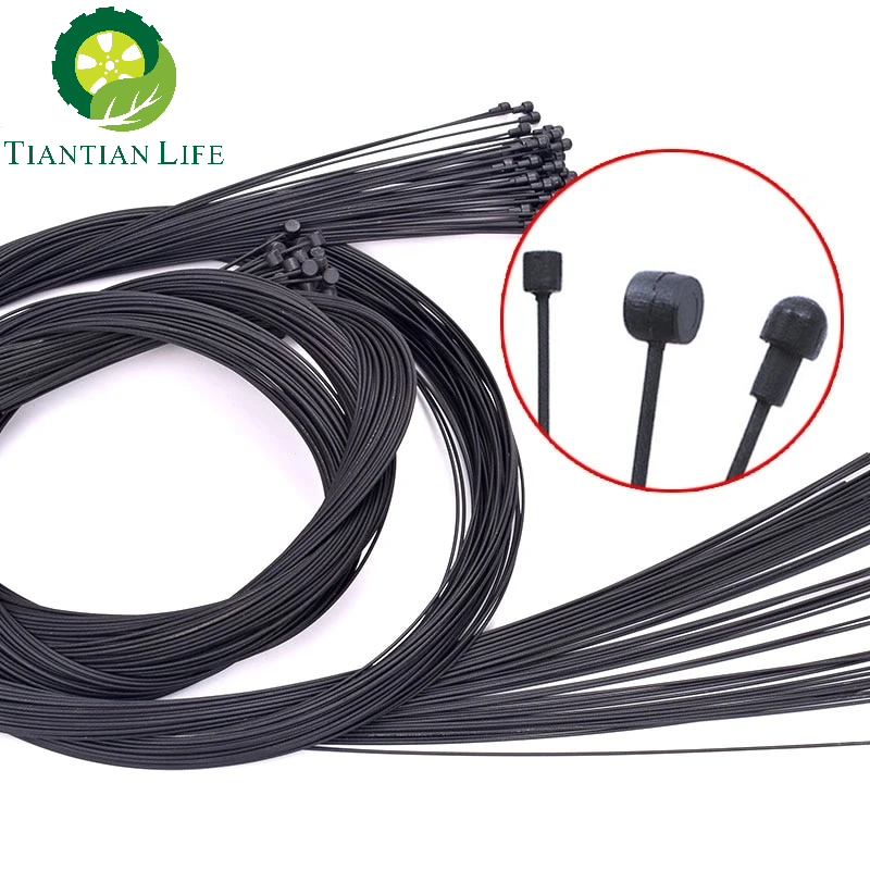 Coated Shifting Bike Cable MTB Road Front Rear Bicycle Brake Line Derailleur Line Core Wire Rope Cycling Accessories TIANTIAN LIFE Market Place