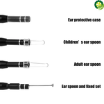 5.5mm Mini Ear Cleaning Endoscope 3 in1 Type C USB HD Visual Ear Spoon Camera for Android PC Ear pick Otoscope Borescope TIANTIAN LIFE Market Place