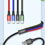 4 in 1/3.5A PRO USB Cable Type C Cable for iPhone Samsung Redmi OPPO TIANTIAN LIFE Market Place