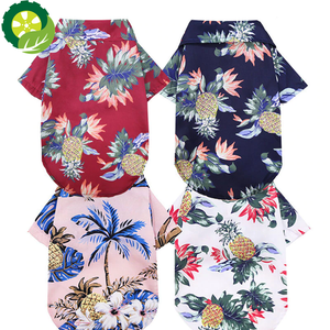 Hawaiian Pet Shirts Summer Beach Clothes Vest Pet Clothing Floral T-Shirt TIANTIAN LIFE Market Place