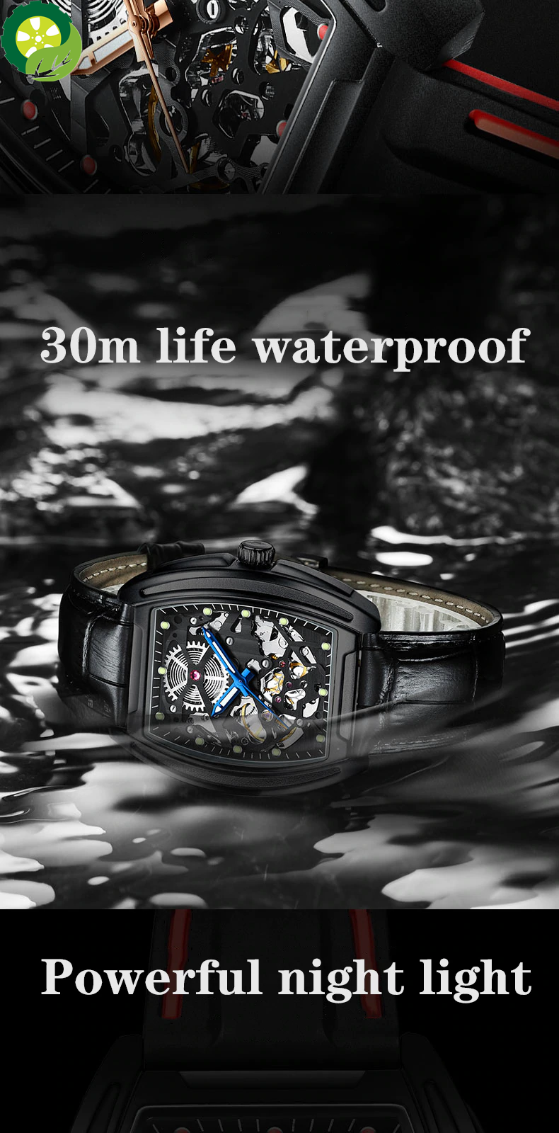 New 2020 Men's Watch Classic Business Men's Mechanical Watch Carnival Waterproof Sports Chronograph TIANTIAN LIFE