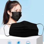 In Stock 50/100 Pcs Disposable Non-woven 3-layer Face Mask Anti Dust Breathable Mask with Elastic Earband TIANTIAN LIFE Market Place