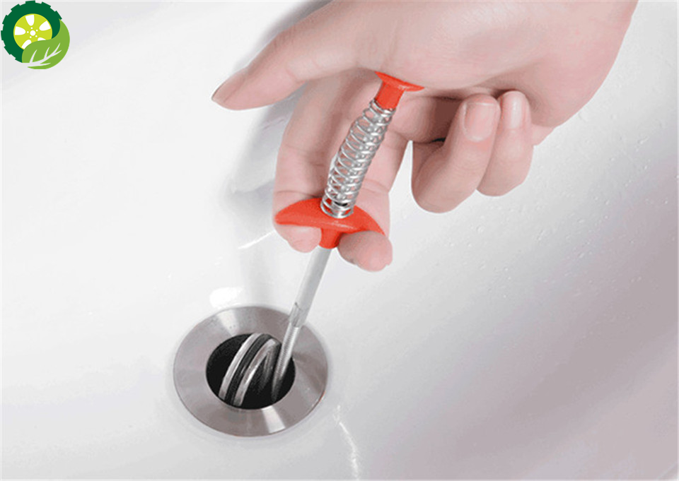 61.5cm Flexible Sink Claw Pick Up Kitchen Cleaning Tools Pipeline Dredge Sink Hair Brush Cleaner Bend Sink Tool With Spring Grip TIANTIAN LIFE Market Place