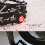 Ultralight Non-Slip Alloy Sealed Bearing Bicycle Flat Platform Pedals with LED Warning Light TIANTIAN LIFE Market Place