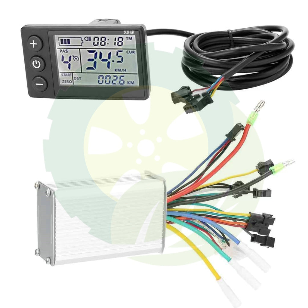 Electric Bike Controller 24V-48V/36V-60V 350W Brushless E-bike Controller with LCD Display Bicycles Scooter Controller TIANTIAN LIFE Market Place