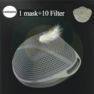 Expand Size Face Mask Mouth With Filter Respirator Unisex Dust Face Shield Replaceable Filter Reusable Washable Protection Mask TIANTIAN LIFE Market Place