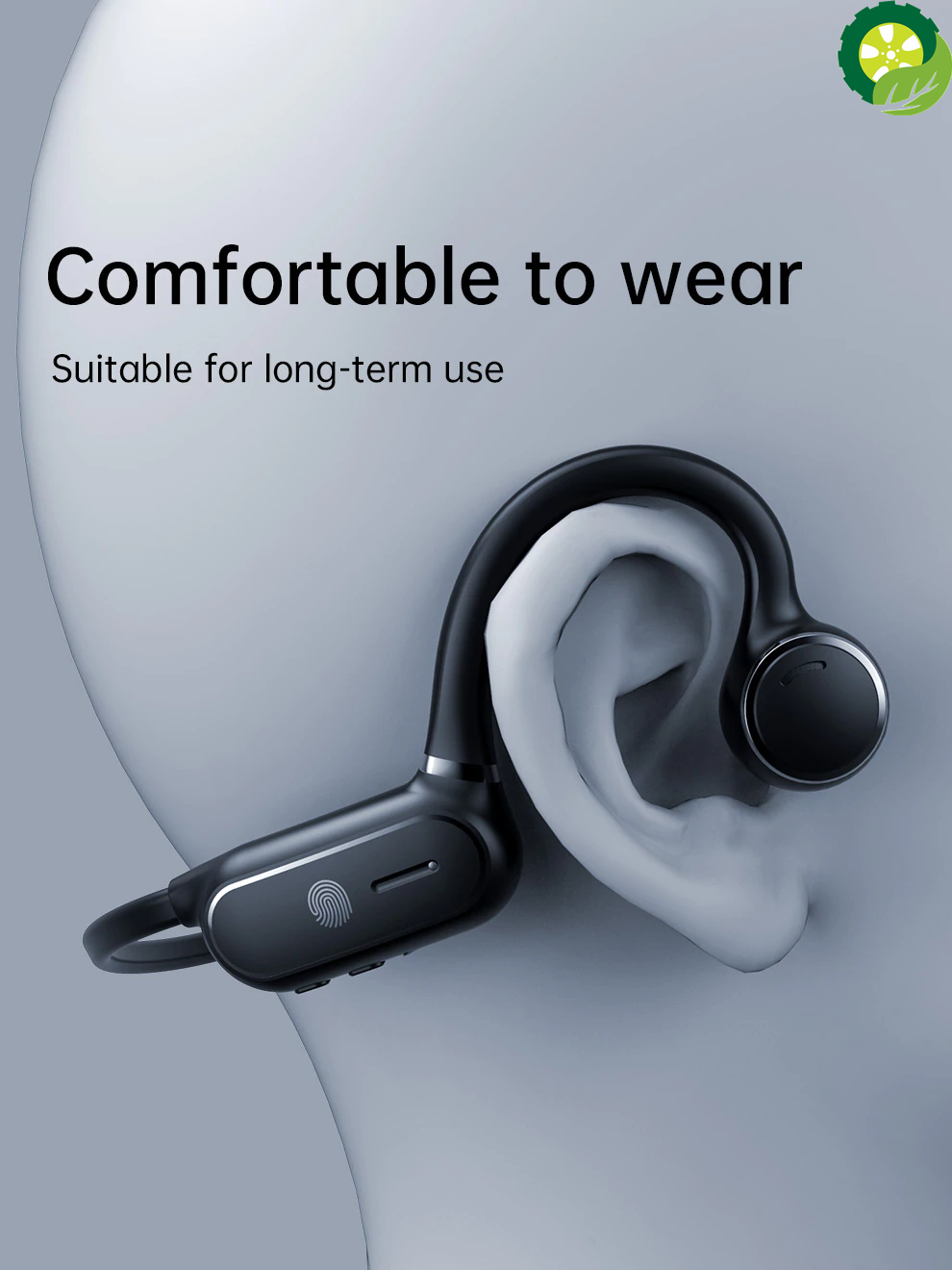 Air conduction touch Bluetooth 5.0 wireless earphone sports waterproof noise reduction with microphone TIANTIAN LIFE Market Place