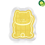 Au999.9 Gold Foil Lucky Cat Mobile Phone Decoration Sticker TIANTIAN LIFE Market Place