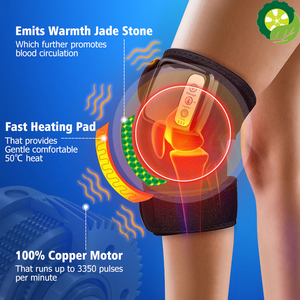 Electric Heating Knee Massager Far Infrared Joint Brace Support Vibrator Back Shoulder Massage Elbow Knee Treatment Massager TIANTIAN LIFE Market Place