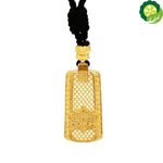 Chinese traditional Unique sliver ancient gold craftsmanship hollowed out luxury charm pendant TIANTIAN LIFE Market Place
