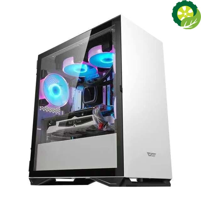 Desktop computer case pink mini chasis Tempered glass gaming pc case TIANTIAN LIFE Market Place