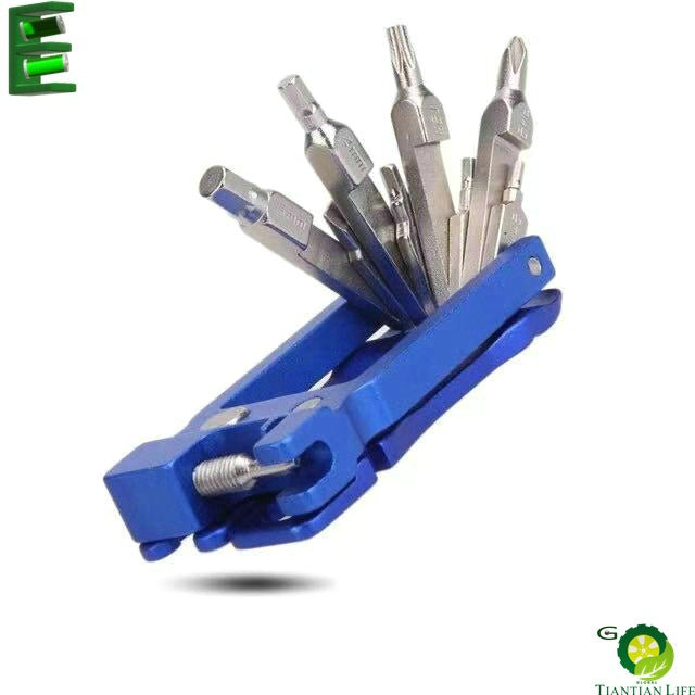 Bicycle Repair Tools Kit Hex Spoke Cycling Screwdrivers Tool Tyre Lever Allen Wrench MTB Mountain Bike Multitool Cycling tools TIANTIAN LIFE