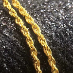 Real 18K Gold Twisted Chain Bracelet Female Au750 Adjustable Length Bracelet Hemp Rope Chain Style Gold Jewelry TIANTIAN LIFE Market Place