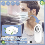 VERY USEFUL-Personal Breathe Cooler Wearable Air Purifier Face Fan USB Mini Electric Air Conditioning Cooling Fan TIANTIAN LIFE Market Place