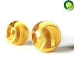 1pcs 24K Yellow Gold Pendant Lucky 3D Hard Gold Transfer Brushing Beads 3mm8mm10mm12mm TIANTIAN LIFE Market Place