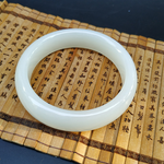 Natural White Jade Bangle Amulet Gifts Fine Jewelry TIANTIAN LIFE Market Place
