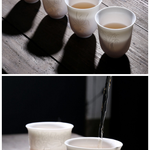 Boutique Ceramic Teacup Meditation Cup Handmade Three-dimensional Relief Tea Bowl Chinese Tea Set TIANTIAN LIFE Market Place