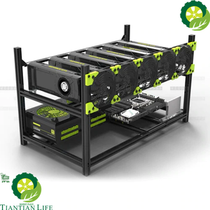 Ready-To-Mine 6 X Nvidia RTX 3070 ti Complete Mining Rig Assembled TIANTIAN LIFE Market Place