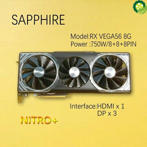 SAPPHIRE RX580 8G RX590 8GB Nitro 5500XT 5600XT 5700XT 6700XT 6800XT 6900XT Graphics card TIANTIAN LIFE Market Place