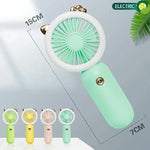 Mini Portable Fan USB Rechargeable Night Light Cooling Handheld Fan Three Speed Adjustable TIANTIAN LIFE Market Place
