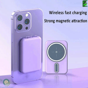 20000mAh Magnetic Power Bank Mini Portable High Capacity Charger Wireless Fast Charging External Battery Pack for iPhone Android TIANTIAN LIFE Market Place