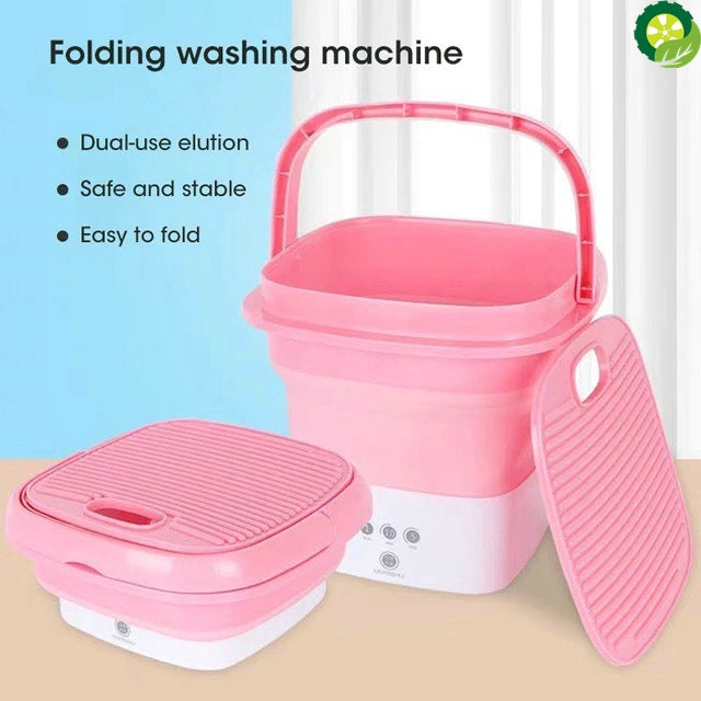 Folding Mini Washing Machine With Drying Centrifuge For Clothes Socks Underwear Portable for Home use TIANTIAN LIFE Market Place