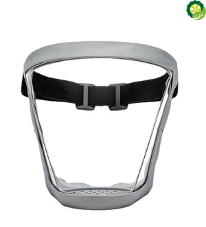 Full Face Transparent Shield Kitchen Home Outdoor Oil-splash Proof Eye Facial Anti-fog Head Cover Safety Glasses TIANTIAN LIFE Market Place