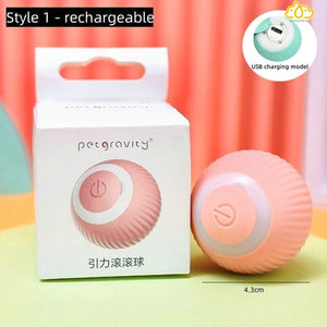 Automatic Electric Rolling Smart Toys ball for Cats Training Self-moving Kitten Toys Indoor Interactive Playing TIANTIAN LIFE Market Place