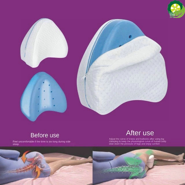 Back Hip Body Joint Pain Relief Thigh Leg Pad Cushion Home Memory Foam Memory Cotton Leg Pillow heal Orthopedic Sciatica TIANTIAN LIFE Market Place