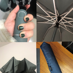 Automatic Reverse Umbrella Windproof Led Luminous Folding Business Strong Umbrella Rain Men Car Umbrella TIANTIAN LIFE