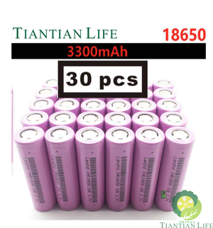 (5-40pcs) 18650 Rechargeable Batteries Lithium Li Ion 3.7V 3300mAh  30A VTC7 18650 Battery For Led Lights  Toys TIANTIAN LIFE Market Place