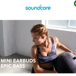 Soundcore Spirit Dot 2 True Wireless Earbuds, Deep Bass, IPX7 Waterproof, Sweatproof, 16H Playtime, Fast Charge, TIANTIAN LIFE Market Place