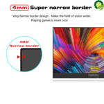 17.3 Inch Super-Ultra Portable Monitor 1920 * 1080P IPS Screen USB Display with Folding Holder For HDMI PS3 PS4 XBOX PC D-currency Mining TIANTIAN LIFE
