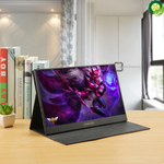 17.3 Inch Super-Ultra Portable Monitor 1920 * 1080P IPS Screen USB Display with Folding Holder For HDMI PS3 PS4 XBOX PC D-currency Mining TIANTIAN LIFE