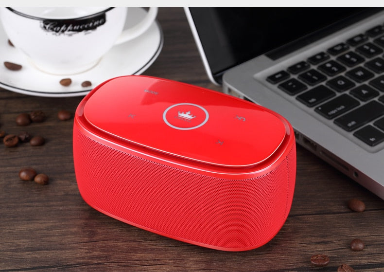 UPGRADED K5 Portable Bluetooth Speaker Wireless Stereo Soundbar Loudspeaker Hand Free with Mic Support TF Card AUX Music TIANTIAN LIFE