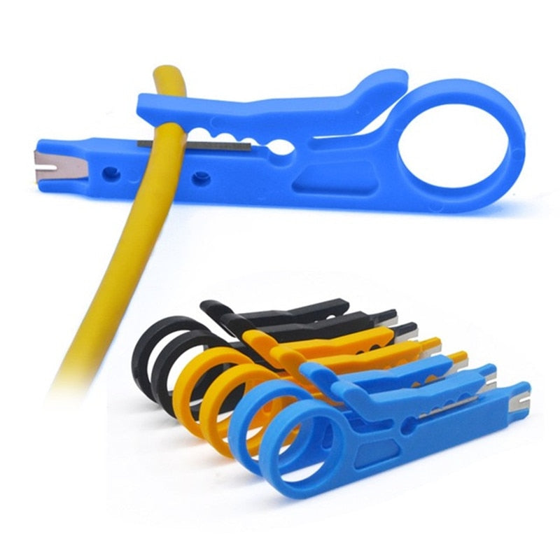 Portable Wire Stripper Knife Crimper Pliers Crimping Tool Cable Stripping Wire Cutter Cut Line Tool Cable Stripping Wire Cutter TIANTIAN LIFE