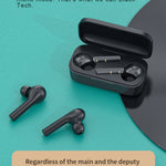 QCY T5 Wireless Bluetooth Headphones V5.0 Touch Control Earphones Stereo HD talking with 380mAh battery- TIANTIAN LIFE