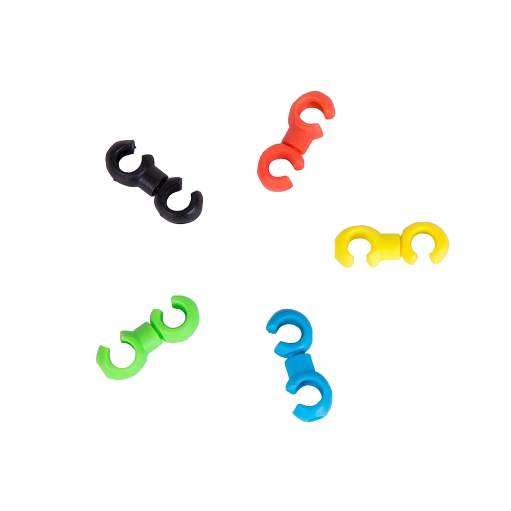 10Pcs Bicycle MTB Brake Line Pipe S-style 360 Degree Rotation Clips Buckle Cable Housing Clip Multiple Color TIANTIAN LIFE Market Place