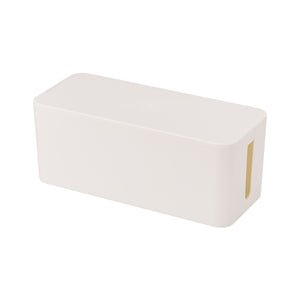 Cable Storage Box Power Socket Black White Cable Tidy Storage Box Power Switch Easy  for Home Safety TIANTIAN LIFE