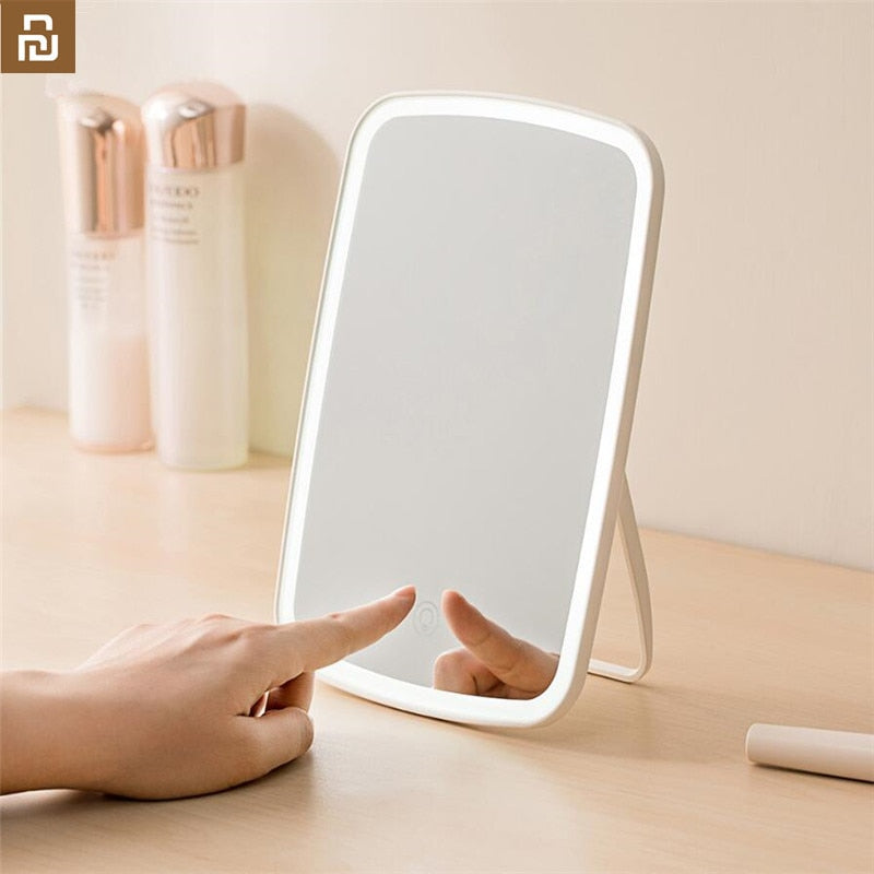 Intelligent portable makeup mirror desktop led light portable folding light mirror dormitory desktop TIANTIAN LIFE