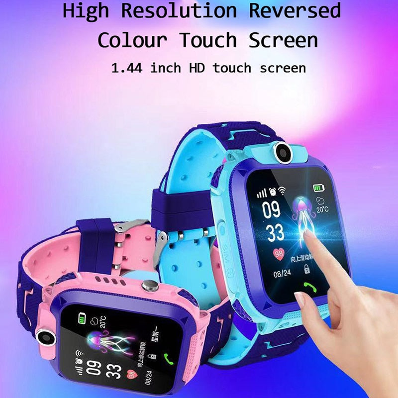 Children's Smart Watch SOS Phone Watch Smartwatch For Kids With Sim Card Photo Waterproof IP67 Kids Gift For IOS Android TIANTIAN LIFE Market Place