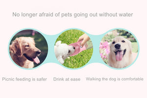 Portable Pet Dog Water Bottle dog bowl For Small Large Dogs Puppy Cat Drinking Outdoor Pet Water Dispenser Feeder Accessories TIANTIAN LIFE Market Place