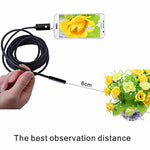 7.0mm Endoscope Camera HD Type-c USB Endoscope with 6 LED 1/2/3.5M Hard Soft Cable Waterproof Inspection Borescope for Android TIANTIAN LIFE