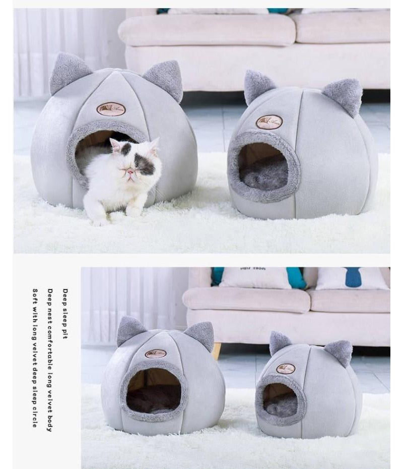 New Deep sleep comfort in winter cat bed little mat basket for cat‘s house  products pets tent cozy cave beds Indoor cama gato TIANTIAN LIFE Market Place