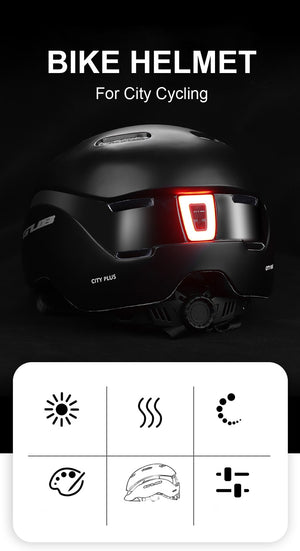 NEW Bicycle Helmet LED Light Rechargeable Intergrally-molded Cycling Helmet Mountain Road Bike Helmet Sport Safe Hat For Man TIANTIAN LIFE Market Place
