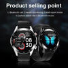 LATEST E1-2 Smart Watch Men Bluetooth Call Custom Dial Full Touch Screen Waterproof Smartwatch For Android IOS Sports Fitness Tracker TIANTIAN LIFE