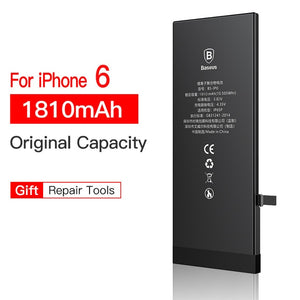 Battery For iPhone 6 6s 6 s 7 8 Plus Original High Capacity Bateria Replacement Batterie For iPhone X Xs Max Xr 7P 8P TIANTIAN LIFE